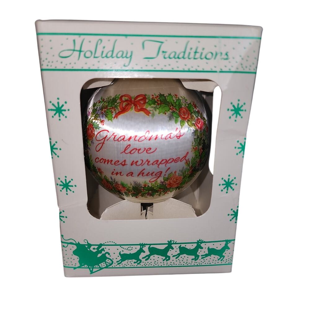 Vintage Holiday Traditions Grandma's Love 1993 Christmas Ornament